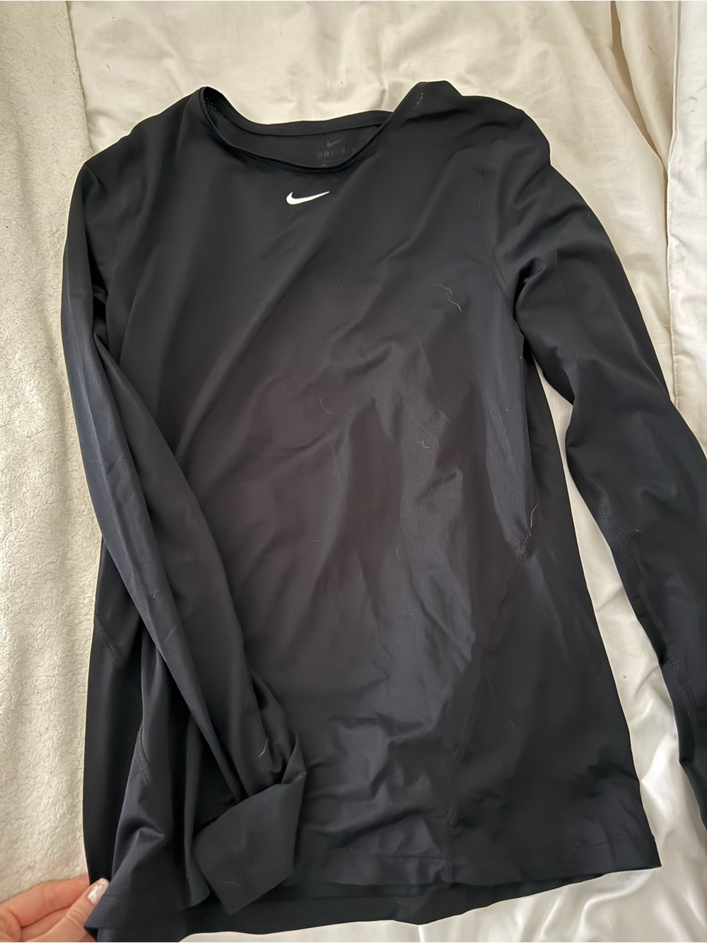 Nike Black Dri-FIT Athletic Long Sleeve Top
